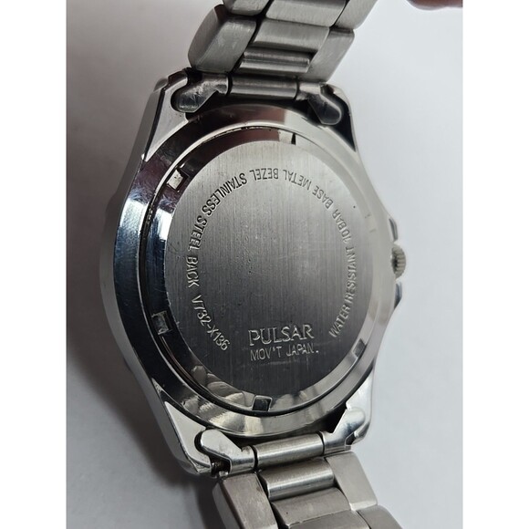 Pulsar Salt Lake 2002 Olympics Diver Quartz Watch Men V732 X136 Date New Battery - Picture 11 of 11
